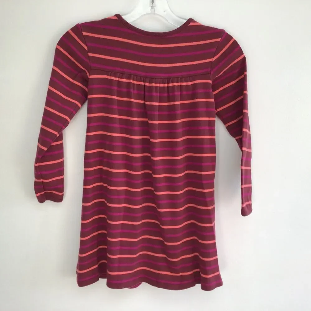 Hanna Andersson Girl's Striped Dress Sz 130. (8 )
